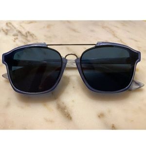 Dior Abstract Sunglasses Grey and Blue Retail $400